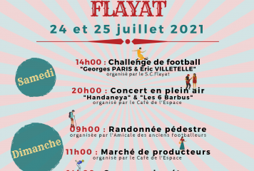 Fête patronale Flayat 2021