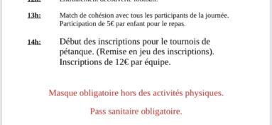 journée d’accueil de l’école de football de l’entente Sud Est creusois