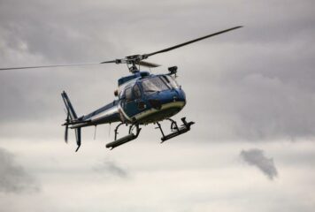 Visite de ligne en hélicoptère