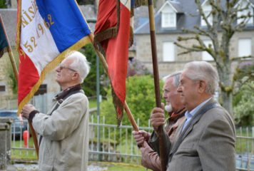 Commémoration de la victoire du 8 mai 1945 à Flayat.