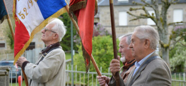 Commémoration de la victoire du 8 mai 1945 à Flayat.