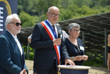 Inauguration du Parc Solaire de Flayat.