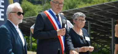 Inauguration du Parc Solaire de Flayat.