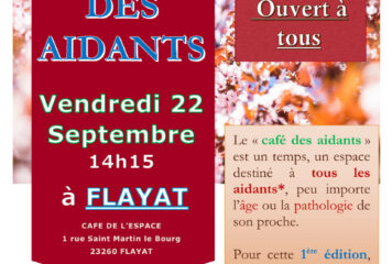 Ouverture d’un Café des Aidants à Flayat