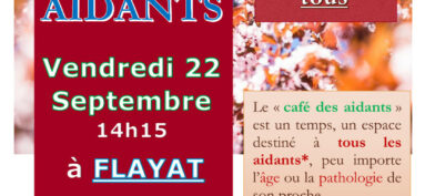 Ouverture d’un Café des Aidants à Flayat