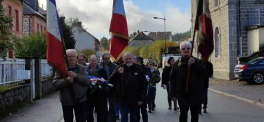 Cérémonie du 11 novembre 2023 au Monument aux Morts de Flayat.